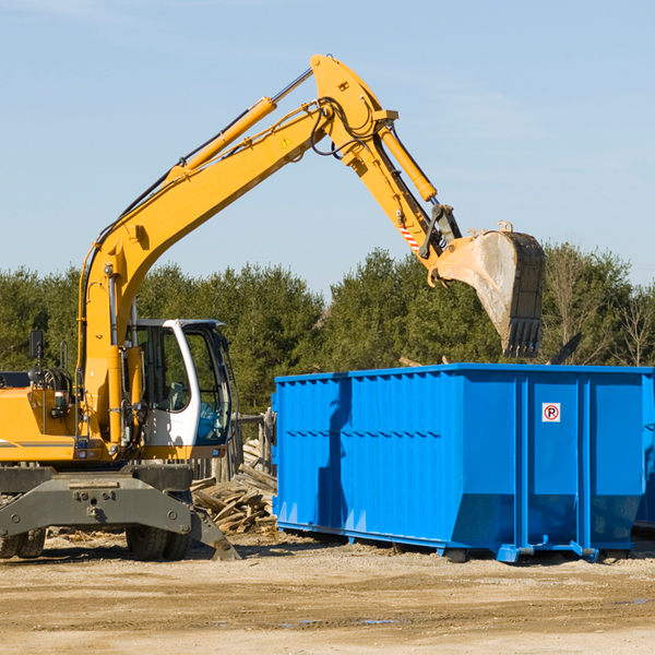 are there any restrictions on where a residential dumpster can be placed in Deltona